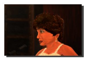 Shirley Bassey. 30" x 20"