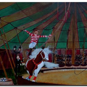 Sir Robert Fossett Rider. 60" x 40"